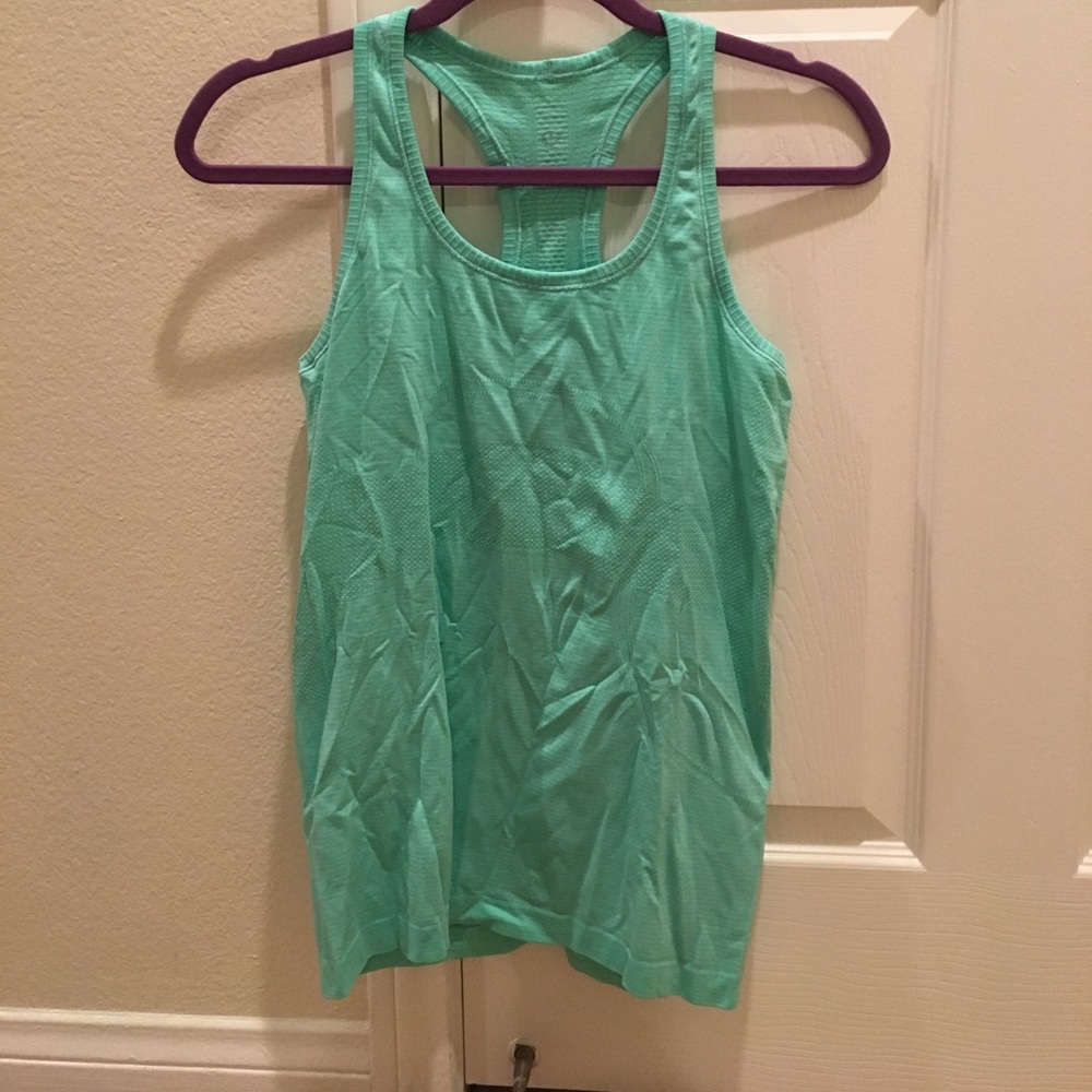 Mint lululemon swiftly tank